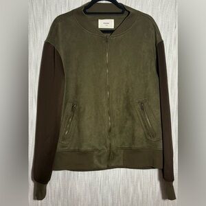 Passport Olive and Brown Jacket